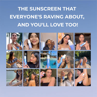 Happier Sunscreen Spray SPF 50 PA++++ | Hydrating Sunscreen Spray for Face & Body | Water Resistant, Broad Spectrum, Non-greasy, No White Cast, Lightweight, Long-lasting Protection for All Skin Types